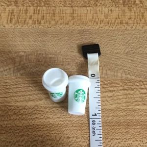 2 New mini Starbucks cups